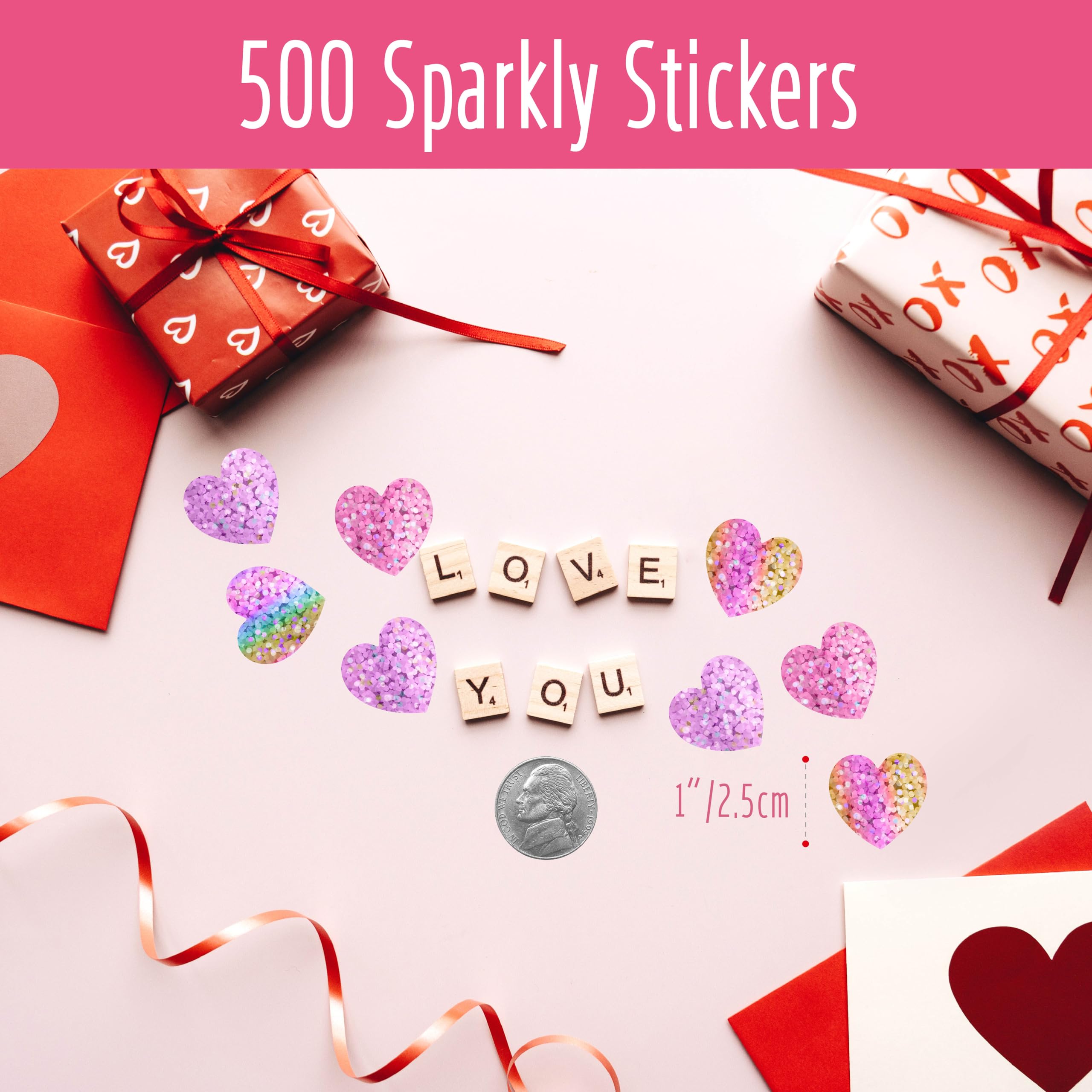Stickermagic ステッカーマジック　ガーリー　ピンク　ハートセット♡ Stickermagic ステッカーマジック ガーリー ピンク ハートセット♡